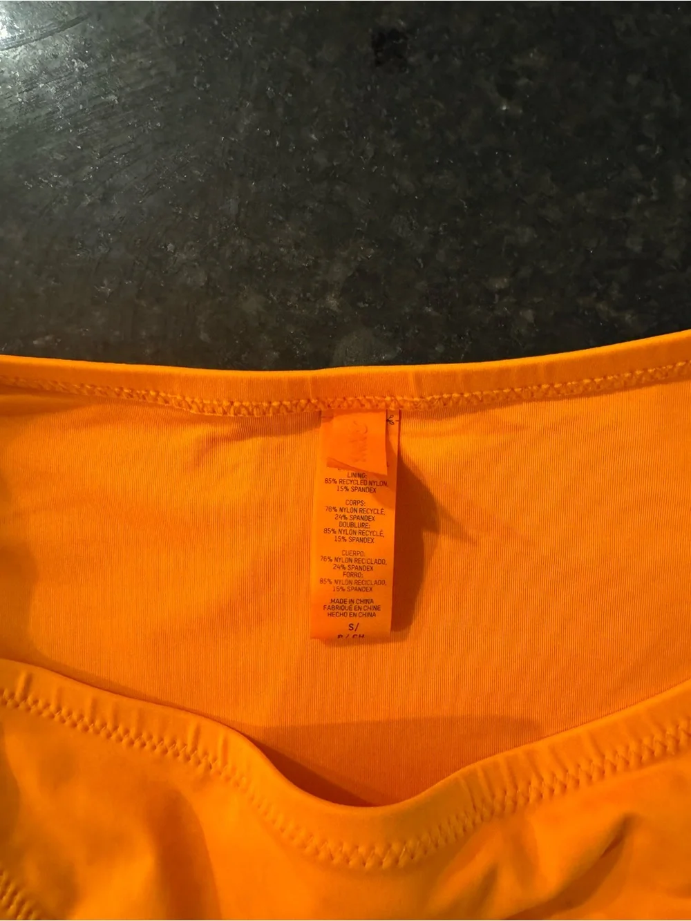 SKIMS vibrant orange